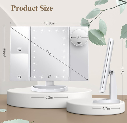 Makeup vanity mirror with - vanity,