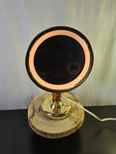 Vtg vanity lighted mirror - vtg,
