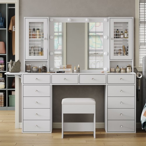 Makeup vanity with mirror - makeup,