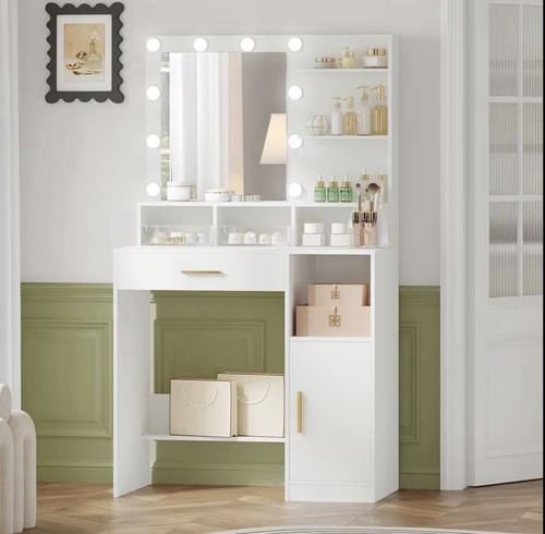 Makeup vanity table with - makeup,