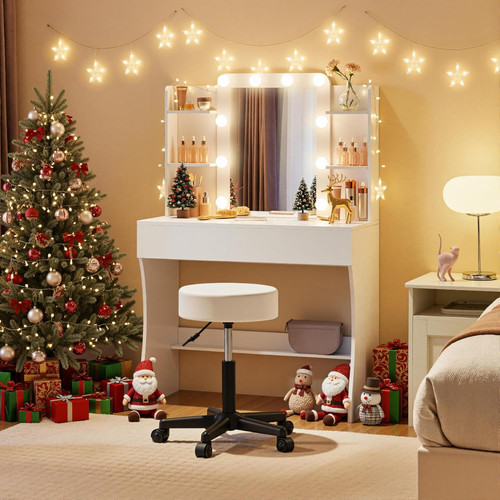Led vanity dressing table with - led,