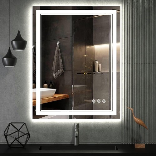 Led bathroom mirror - bathroom, 24x32